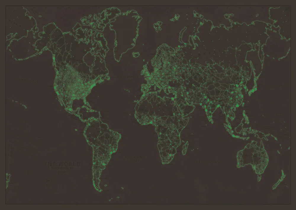2020 новый креативный светящийся светильник с картой мира для детей раннего