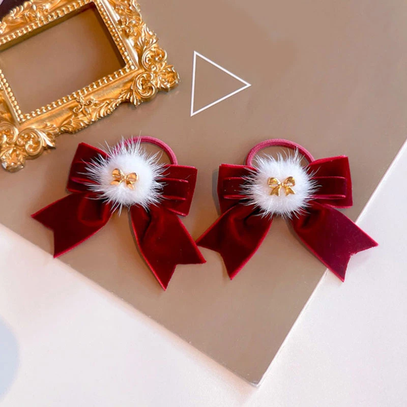 

2pcs New Bows Velvet Hair Clips Fashion Bowknot Hairpinss For Women Girls Hair Accessories Lovely Bow Hair Barrettes