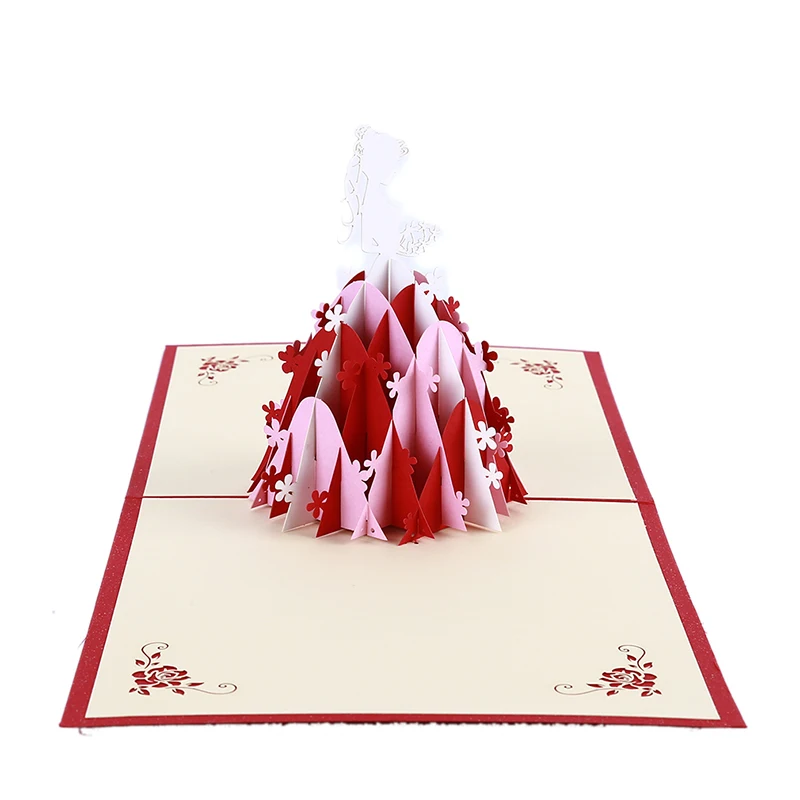 3D креативные открытки День Святого Валентина любовник с днем рождения