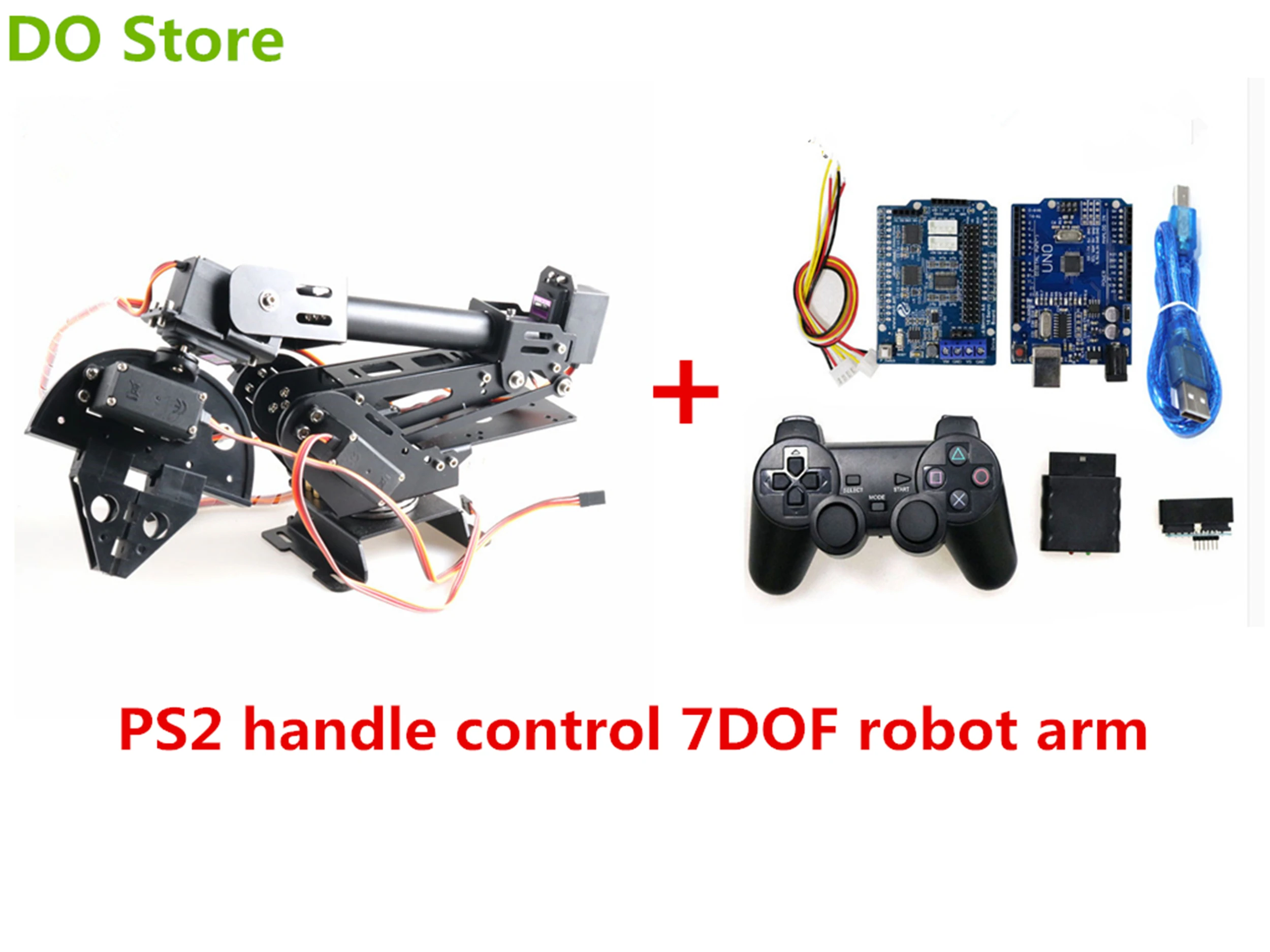 Большая Металлическая рукоятка робота с дистанционным управлением DO Store 7DOF