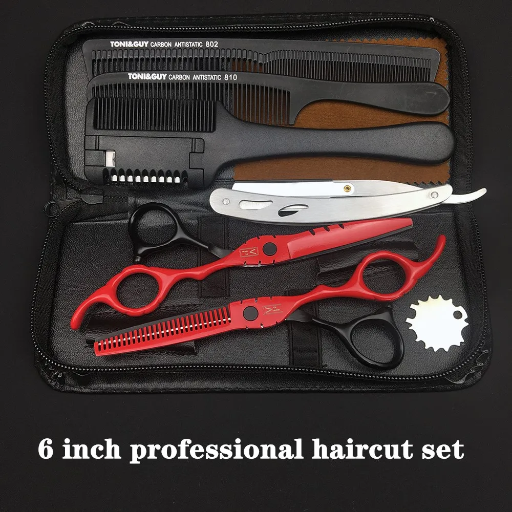

Hairdressing Scissors 6.0 Inch Professional Hair Scissors Hair Shears Hairdressing Barber Thinning Scissors Hair Cutting Set