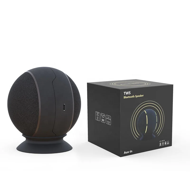 

Mini Bluetooth Speakers Subwoofer Spherical Tws Series Matching The Volume Level 3D Stereo Cinema Sound