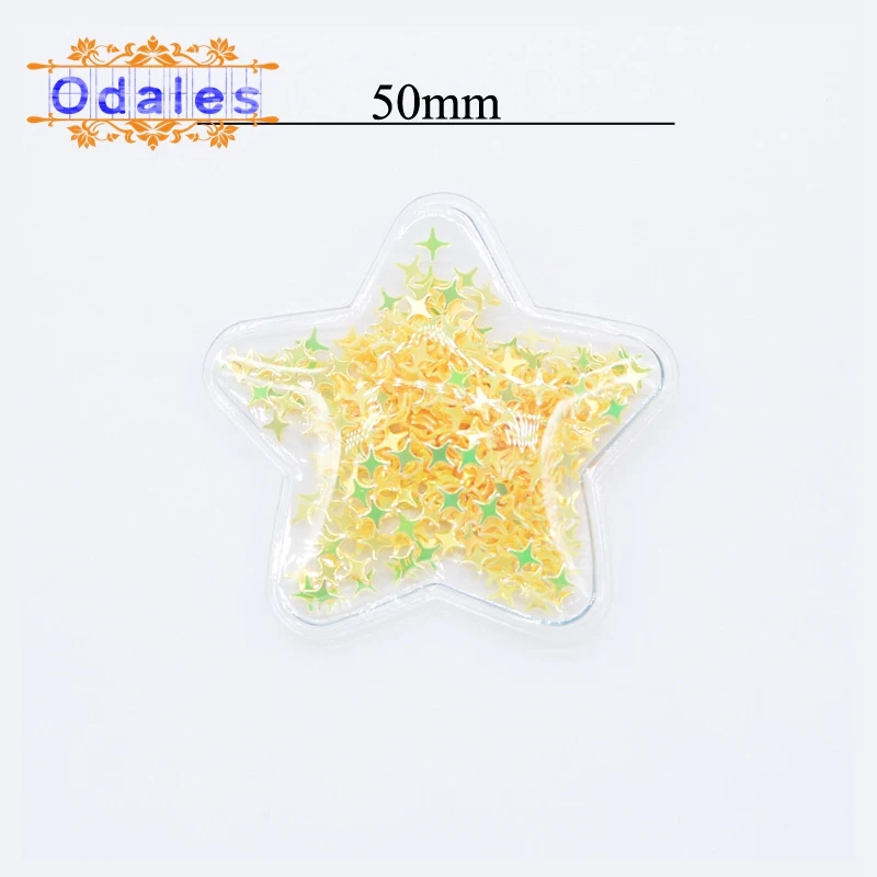 12 шт. шоколадной начинкой крест с блестками аппликацией в виде звезды Струящийся