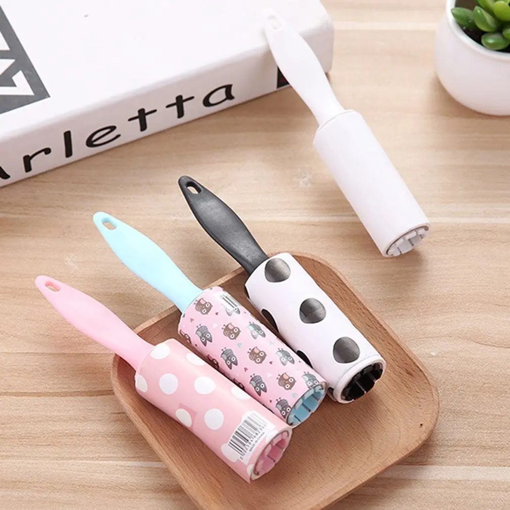 Инструмент для очистки волос домашних животных Двусторонняя одежда липкая щетка