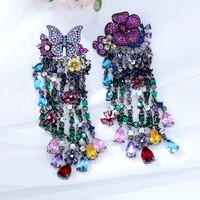 soramoore trendy original charm gorgeous cz pendant earrings for women girl daily high quality dubai gothic lady accessories