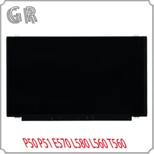 New Original For Lenovo P50 P51 E570 L580 L560 T560 15.6 LCD screen LP156WF6(SP)(K6)  FHD N-touch 01EP138