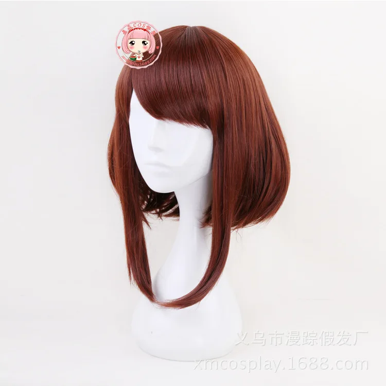 Женский парик из термостойких синтетических волос My Hero Academia Boku no Hiro Uraraka Ochako