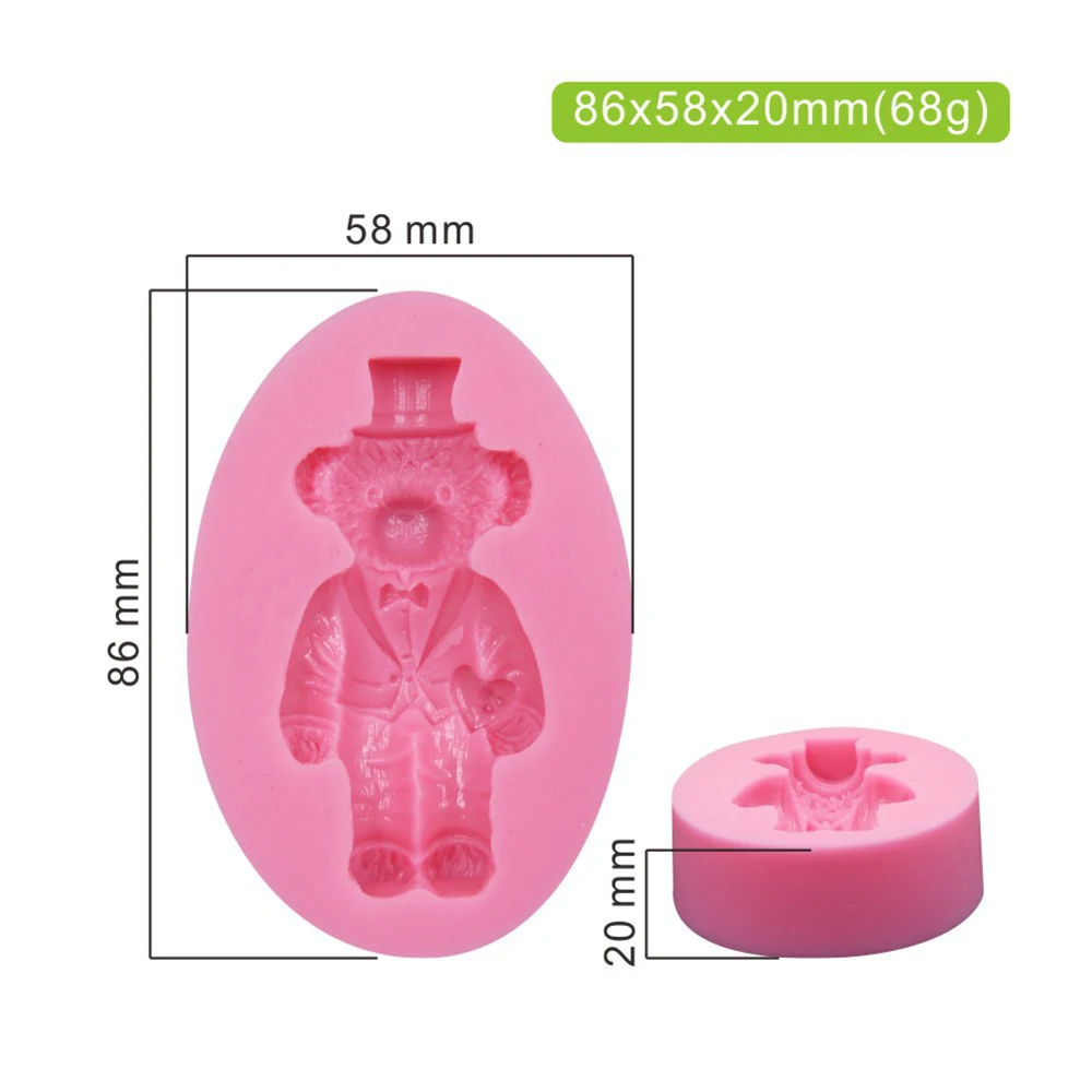 Силиконовая форма для мыла с милым медведем мальчиков и девочек | Дом сад