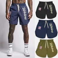 2021 spring and summer trend sports bodybuilding fitness sports leisure running breathable wicking mens shorts m 3xl