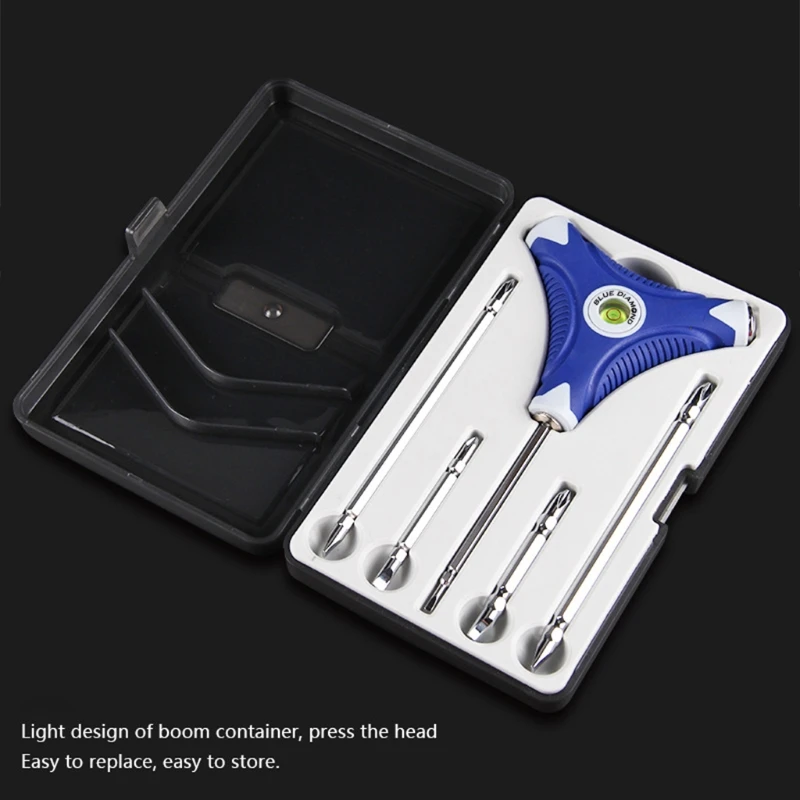 

Household Non-slip Handle High Toughness Disassembly Screw Tool Labor-saving Convenient Professional Maintenance Hardware 28GF