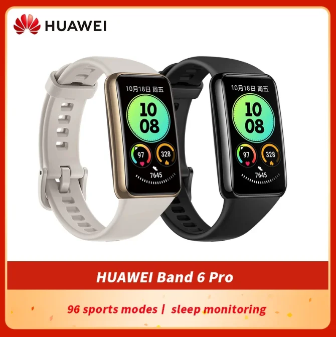 Смарт-браслет Huawei Band 6 Pro 1 47 дюйма AMOLED 96 режимов работы | Электроника