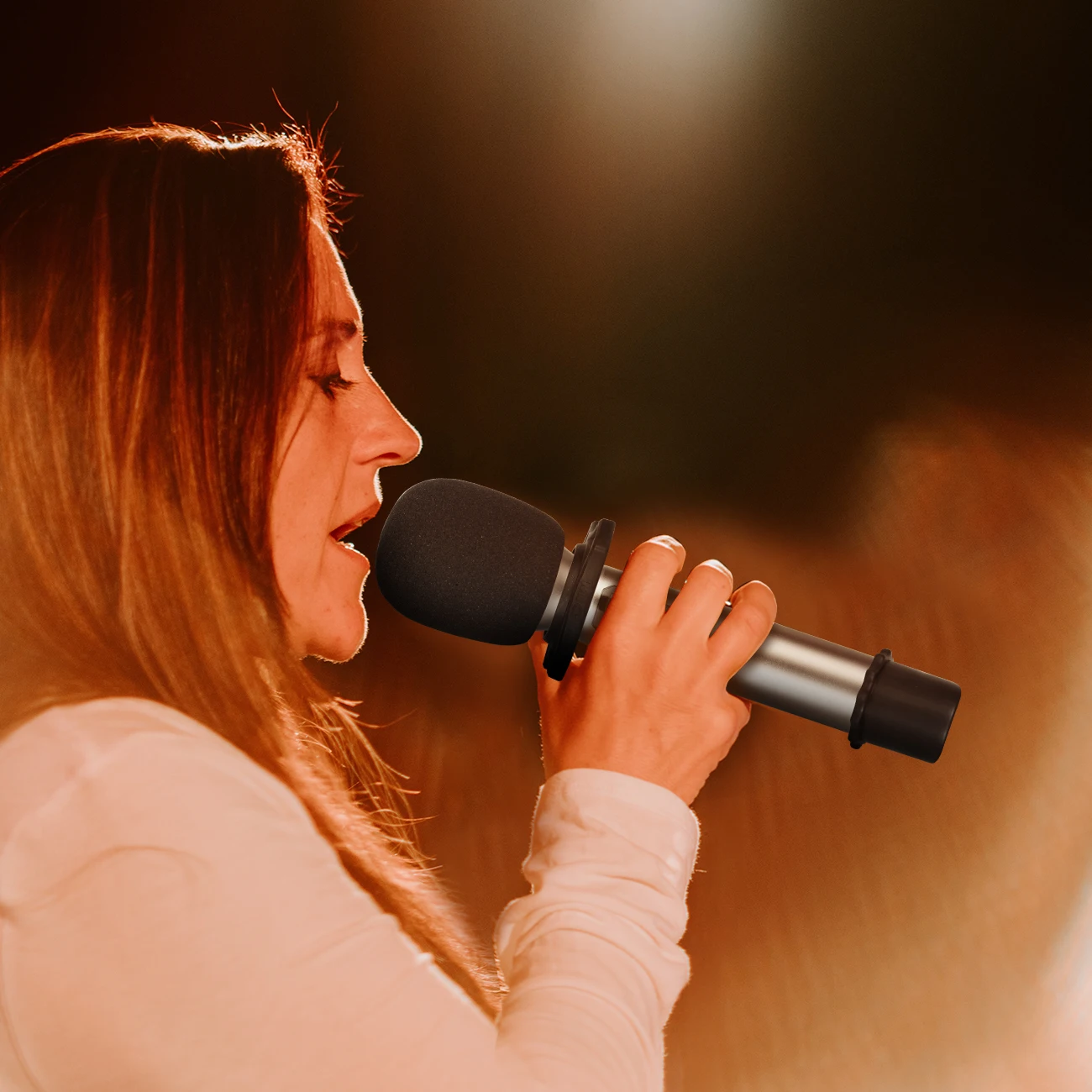 Многоцветный ручной микрофон для лобового стекла с покрытием пеной и анти