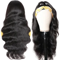 blg headband wig human hair body wave headband wig human hair wigs for black women hair scarf wigs remy hair machine made wig