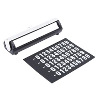 car hidden temporary parking number plate rotatable car protection accessories tools phone number stop car signs