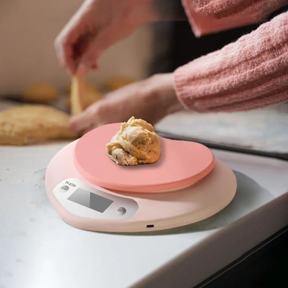 Весы Кухонные цифровые в форме сердца 5 кг 1 г | Дом и сад