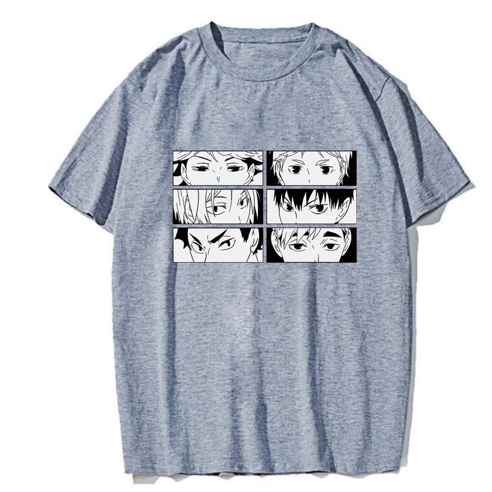 

Kawaii Haikyuu T-shirt Men Women Short Sleeve Tee Anime Manga Tops Clothes