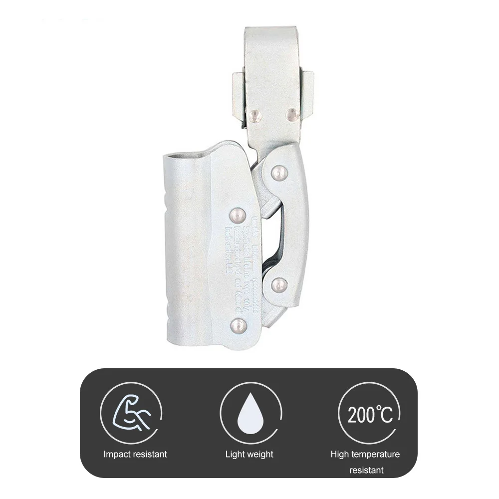 

2021 Self-Locking Clamp Safety Hook Climbing Rope Grab Seatbelt Accessories Connector Ring Climbing Equipment