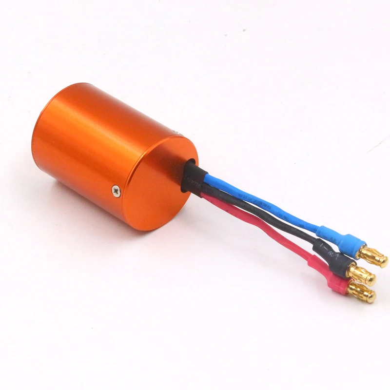 Бесщеточный 4 полюсный Бессенсорный двигатель FATJAY 2838 2800KV 3800KV для