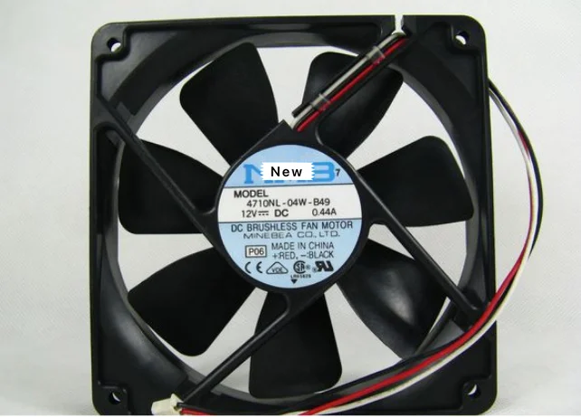 Для телефона 4710NL 04W B49 D05 D06 DC 12V 0.44A 3 проводной Вентилятор охлаждения сервера 120x120x25