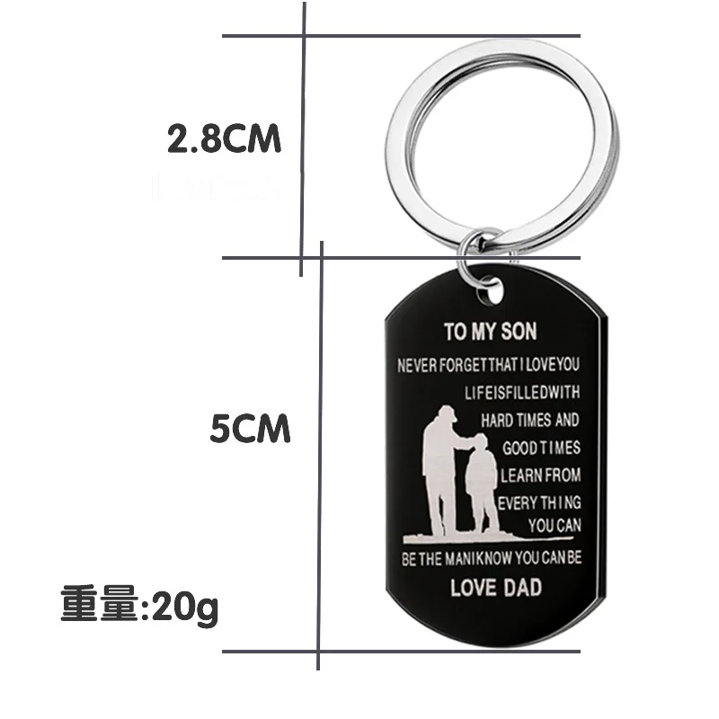 Лидер продаж ожерелье с биркой из нержавеющей стали подвеска надписью Мой сын