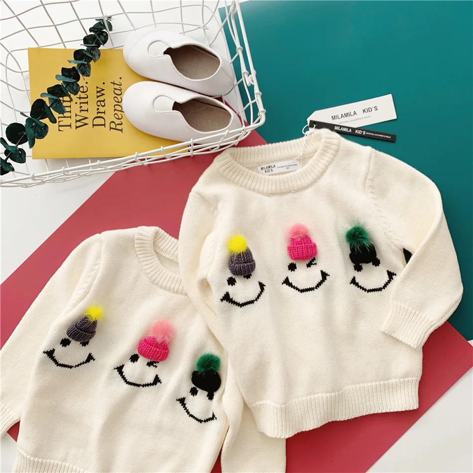 JOYINPARTY Tonytaobaby/осенне зимняя одежда новая детская для девочек хлопковый свитер маленьких детские