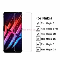3 1pcs protective tempered glass for zte nubia red magic 6 pro pelicula for vidrio nubia red magic 5g 5s 3 3s screen protector