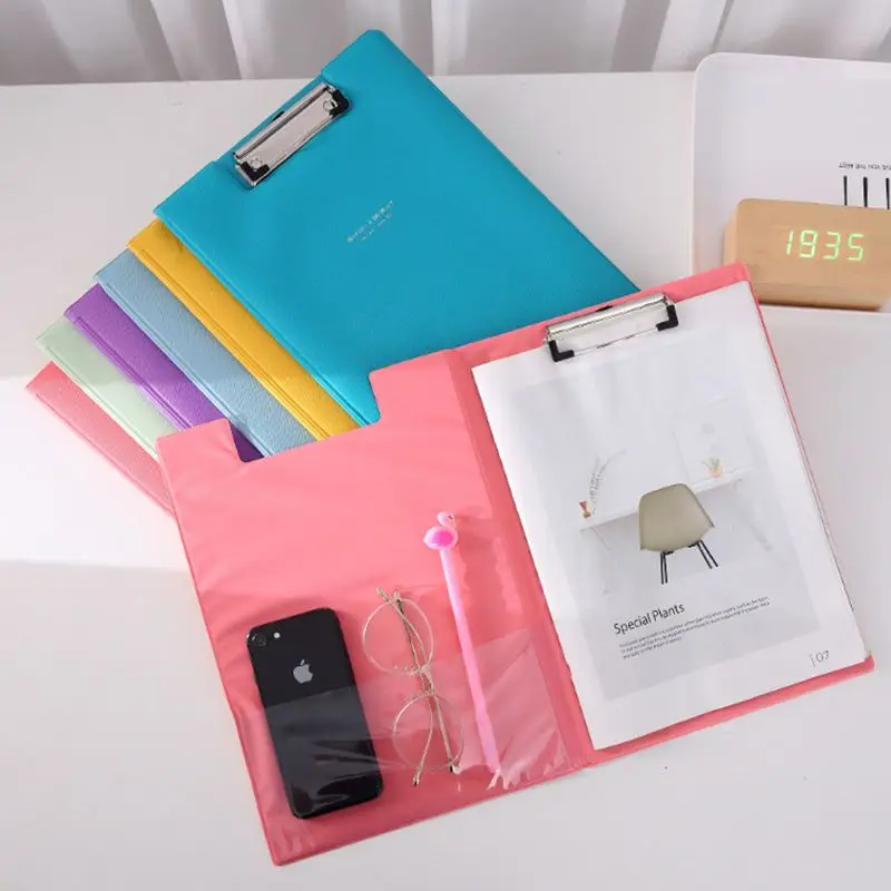 

A4 Waterproof Clipboard Writing Pad File Folder Document Holder School Supply Dropshipping