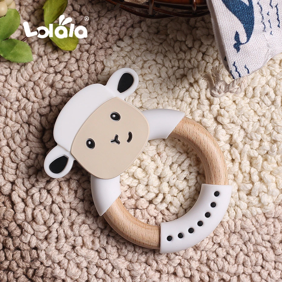 Силиконовые Прорезыватели для зубов из Букового дерева | Игрушки и хобби