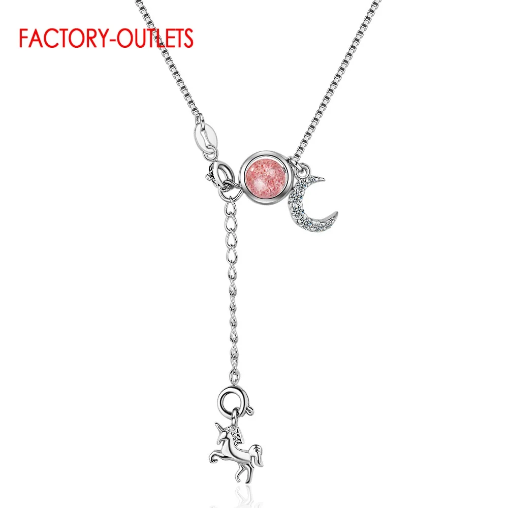 Женское ожерелье из серебра 925 пробы с подвеской в форме лошади | Украшения и