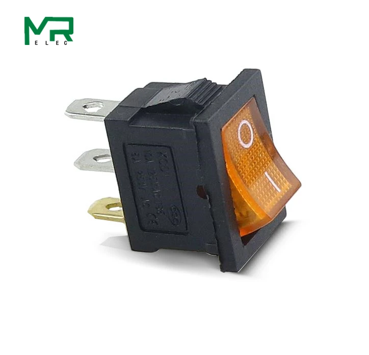1ШТ KCD1 2PIN 3Pin Катер автомобильное рокер-переключатель 6А/10А 250В/125В переменного тока красная желтая зеленая синяя черная кнопка Лучшая цена на.