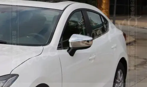 4X ABS хромированная крышка зеркала заднего вида для Mazda 2 3 BM BN GJ GL аксессуары 2014 2015