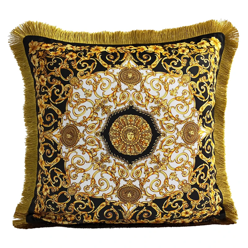 

European style sofa pillow case high grade pillow living room carpet Medusa pillow case fashion high end pillow case