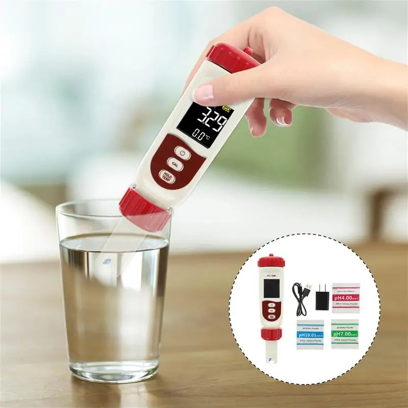 

1pc Pool Household Digital Handheld PH Monitor PH Meter PH Tester Pen Tester Machine