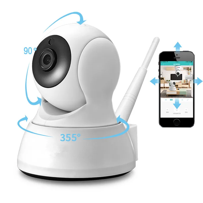 Ip-камера HD 720 P, беспроводная домашняя камера безопасности, WiFi, двухсторонняя аудио-камера, детский монитор, умное ночное видение, CCTV, камера для помещений, монитор