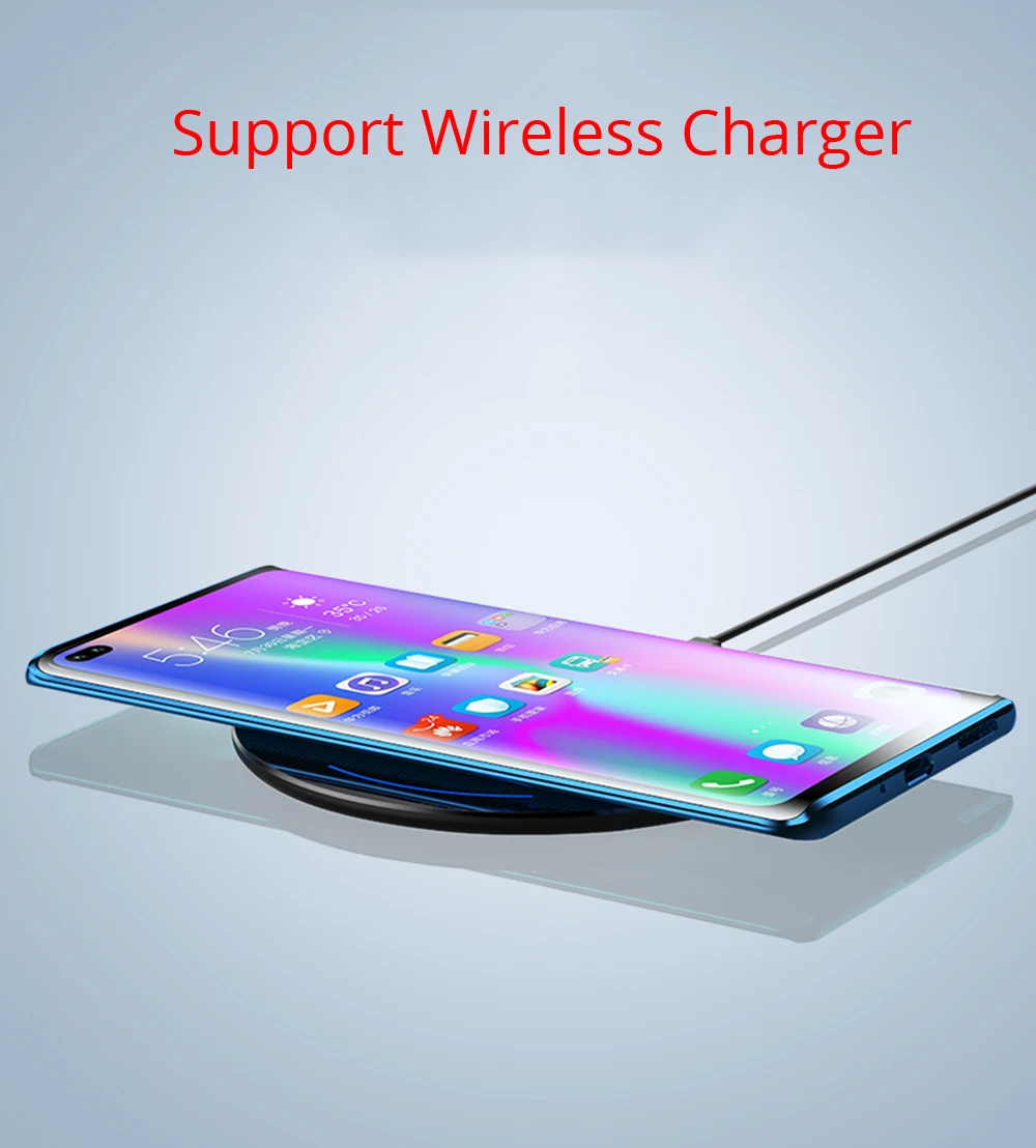 Двойной Стекло чехол для huawei Честь V30 вид 30 Pro Чехол-Броня из металла магнитное закаленное стекло чехол для huawei Honor V30 V 30 Pro 5G