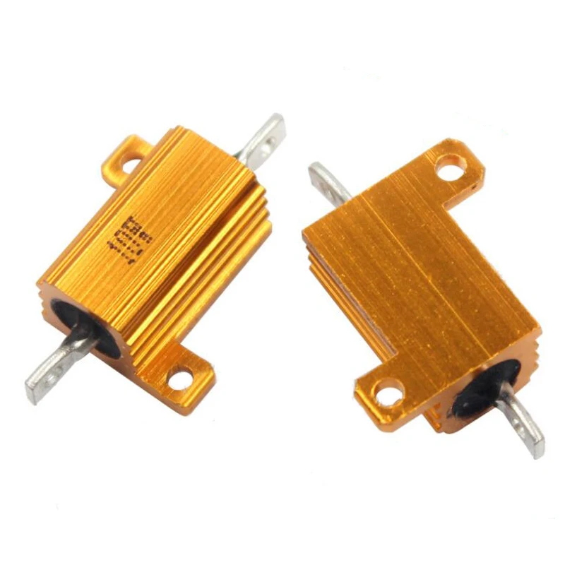 2 шт. RX24 10 Вт 10R 10RJ проволочный резистор металлический корпус алюминиевый