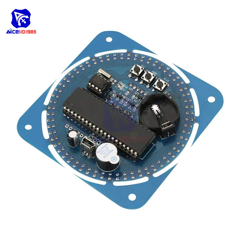 Часовой модуль diymore DS1302 вращасветодиодный светодиодная электронная плата для