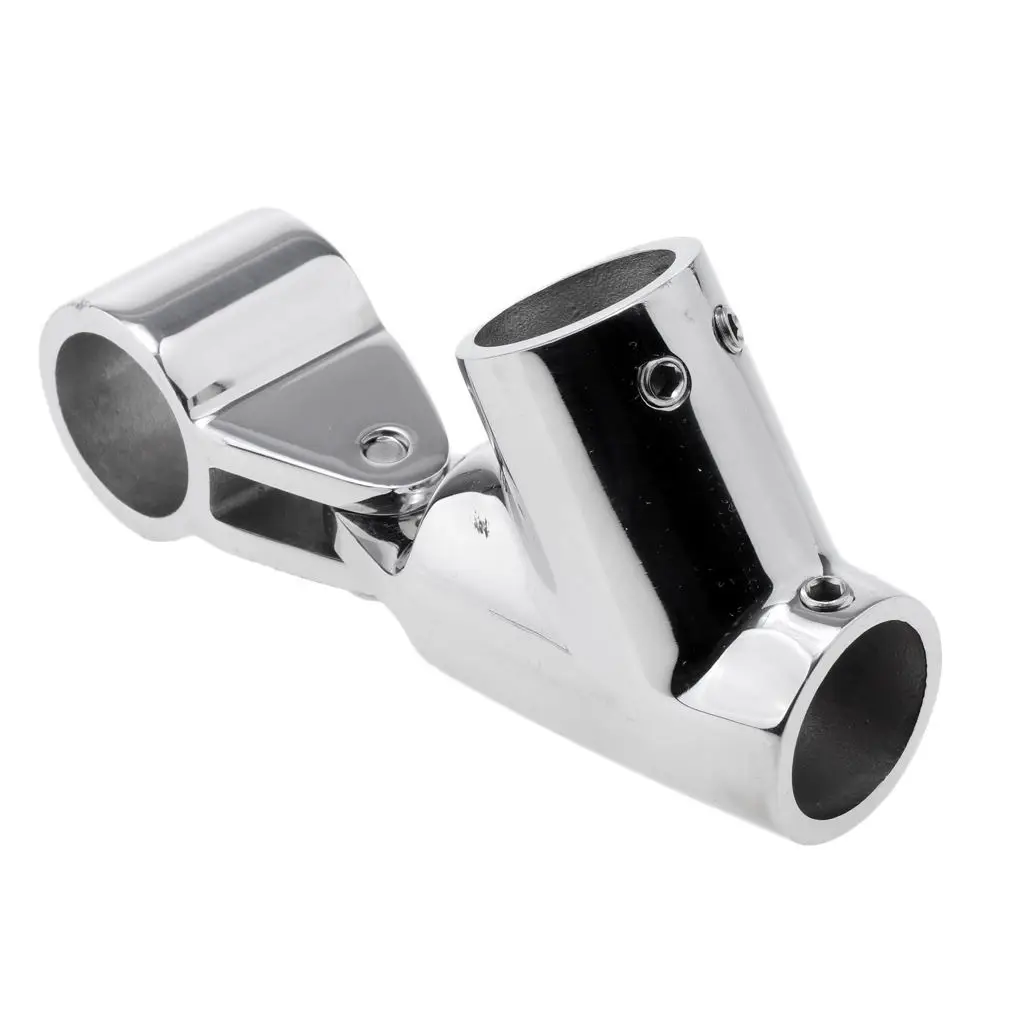 

Solid Top Bimini Top Eye End 7/8 inch (22mm) Boat Deck Hinge, Heavy Duty Fitting Hardware