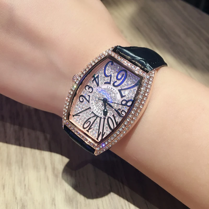 Часы наручные для пар Популярные Роскошные с ремешком из розового золота