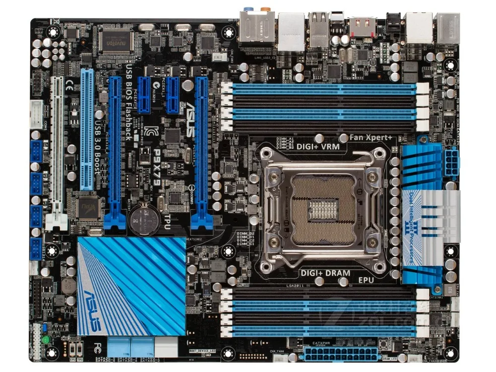 original motherboard for ASUS P9X79 LGA 2011 DDR3 64GB USB2.0 USB3.0 boards X79 desktop | Компьютеры и офис
