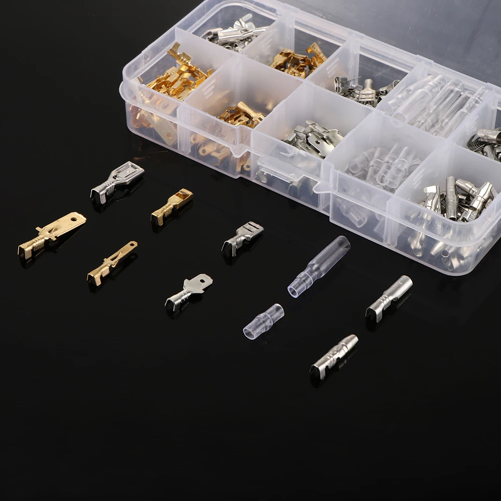 150 шт./компл. автомобильный соединитель лопатка Сращивание обжимные Проводные