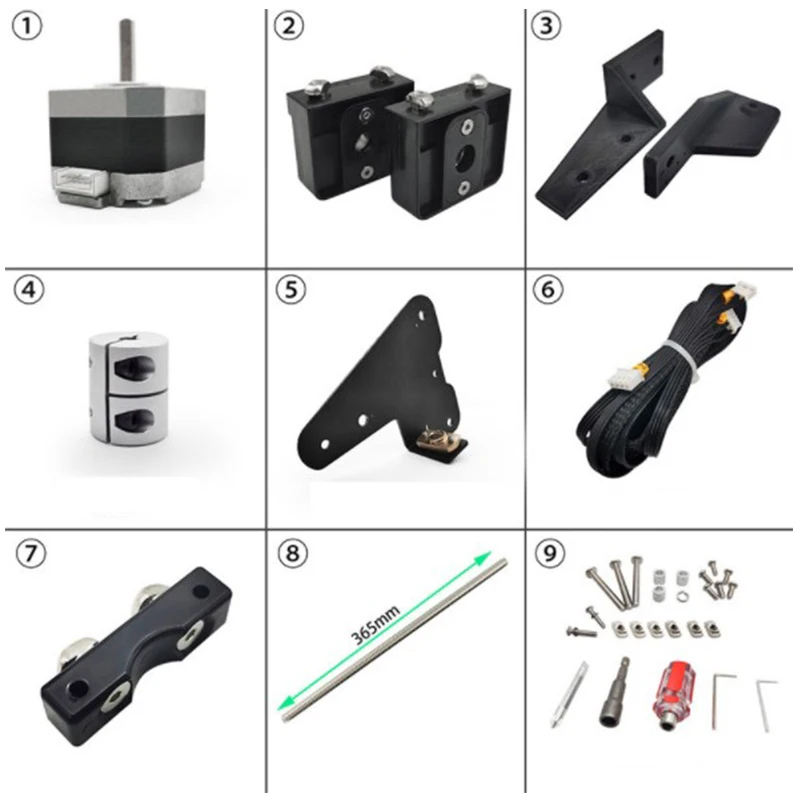 

3D Printer Accessories , Creality Ender 3 Dual Z Axis Upgrade Kit for Ender 3 Pro 3D Printer Parts