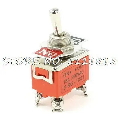 Панель Крепления ВКЛ ВЫКЛ 2 Way DPST запирающий переключатель переменного тока 250 В