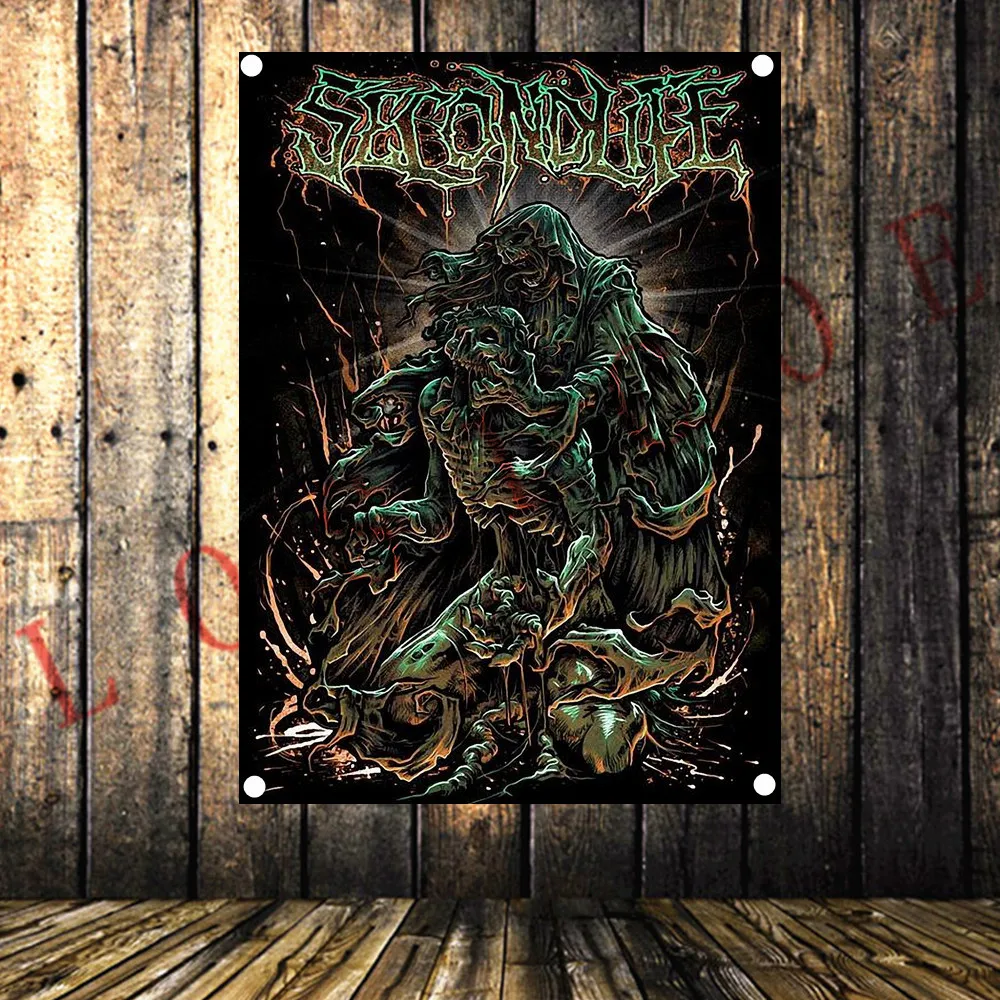

Classic Pop Rock Singer Posters Metal Music Stickers Band Logo High Quality Flag & Banner Wall Chart Wall Art Home Decoration