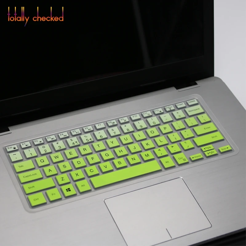 fadegreen Для девочек в возрасте 1" Dell Latitude 14 3000 3480 3481 3482 3485 3486 3488 3490 Vostro 3470 3476 3478 клавиатура чехол для клавиатуры ноутбука кожи - Цвет: fadegreen