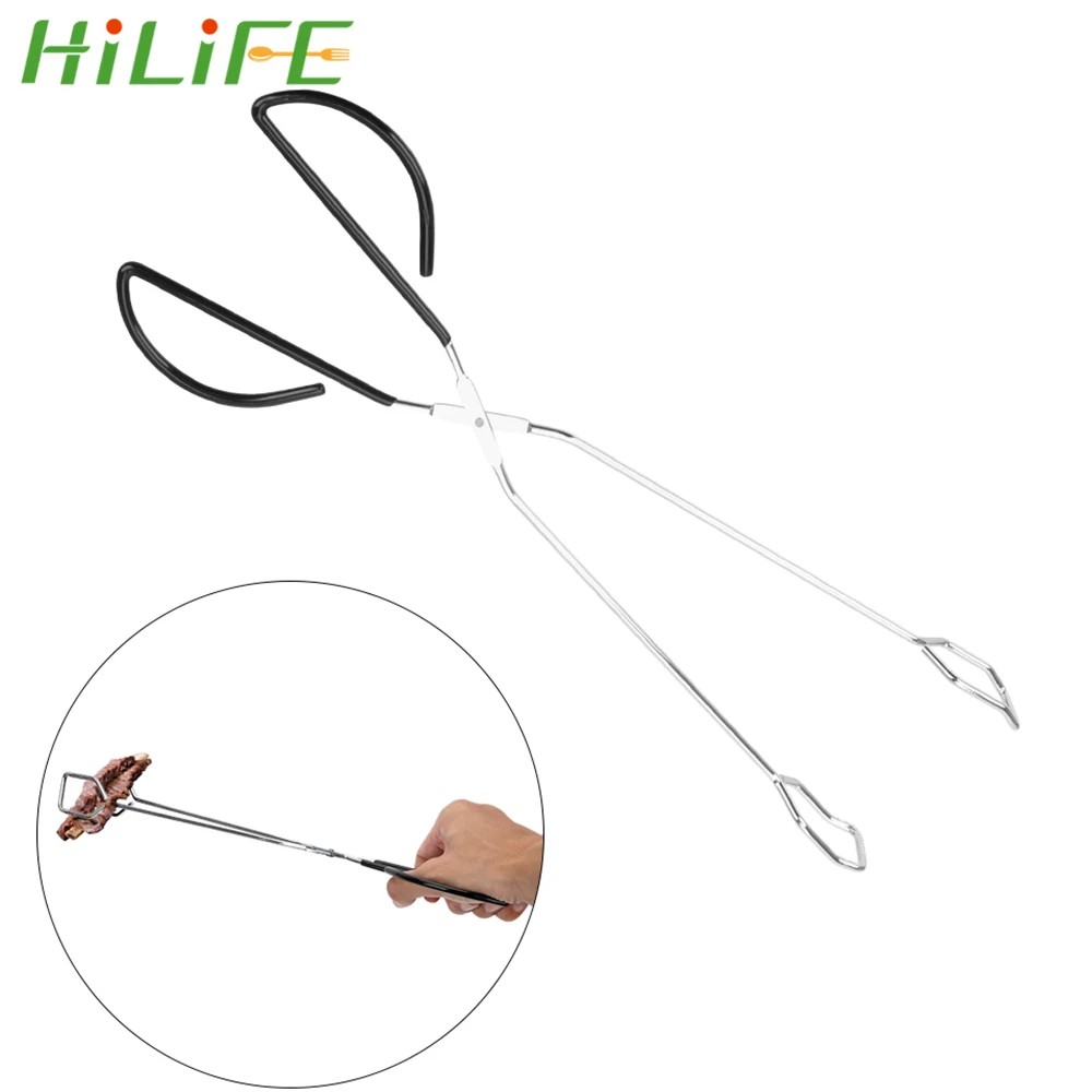HILFIE щипцы для барбекю зажим буфета из углеродистой стали гриля удобный