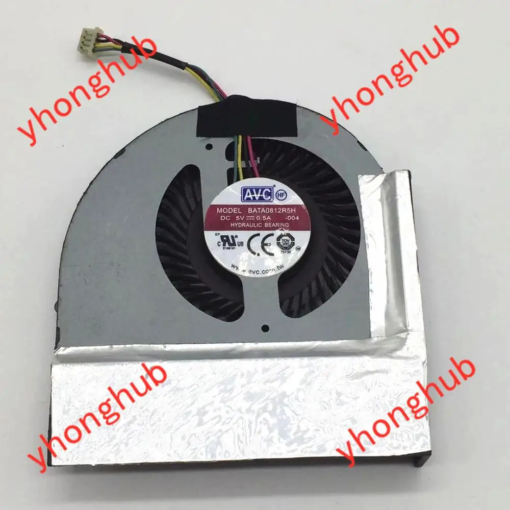 AVC BATA0812R5H 004 DC 5V 0.50A 4 провод Сервер вентилятор охлаждения ноутбука|Кулеры и системы