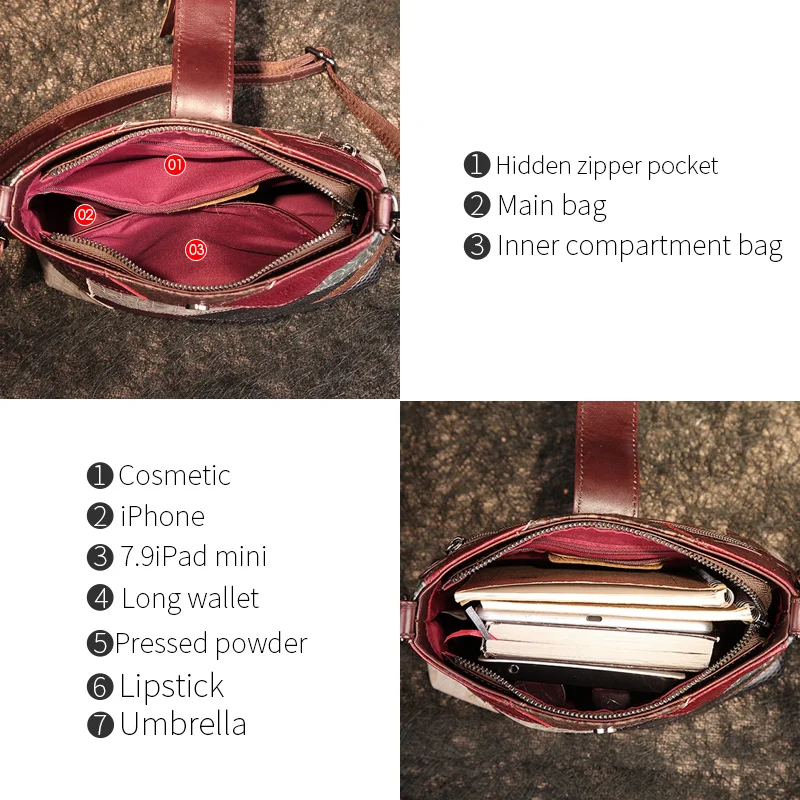 2020 Women's Bags Genuine Leather Shoulder Bag Female Multi-colors Crossbody/Messenger Bags Tassel Designer Handbag For Ladies