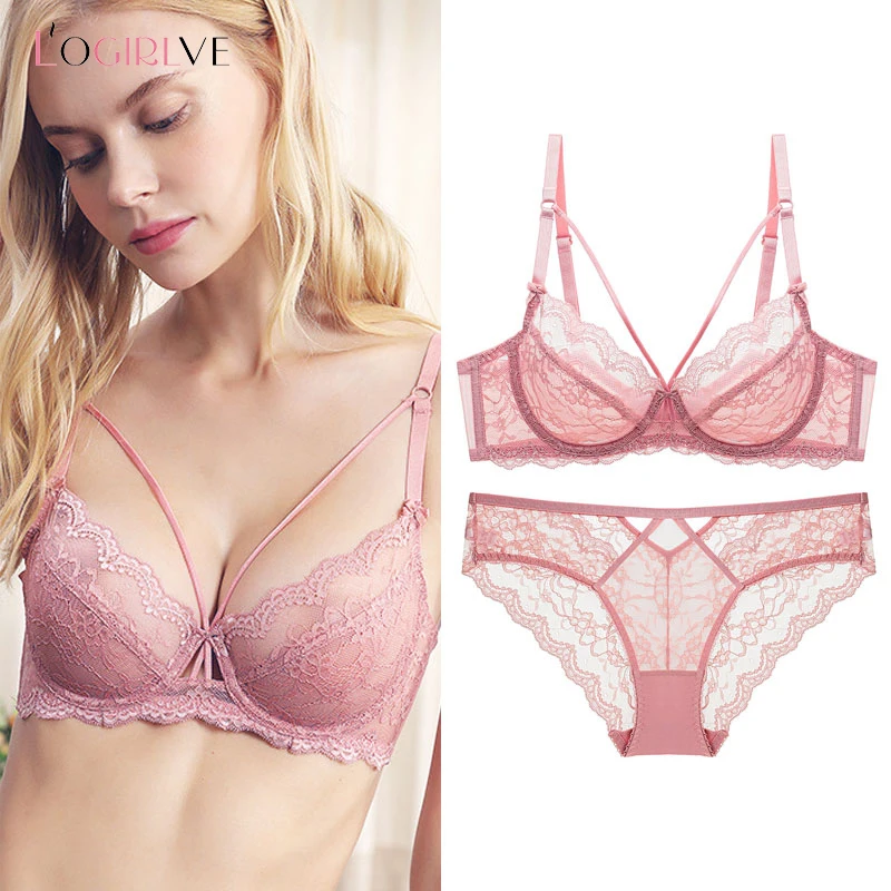 Комплект женского нижнего белья из бюстгальтера пуш-ап и трусиков | Женская