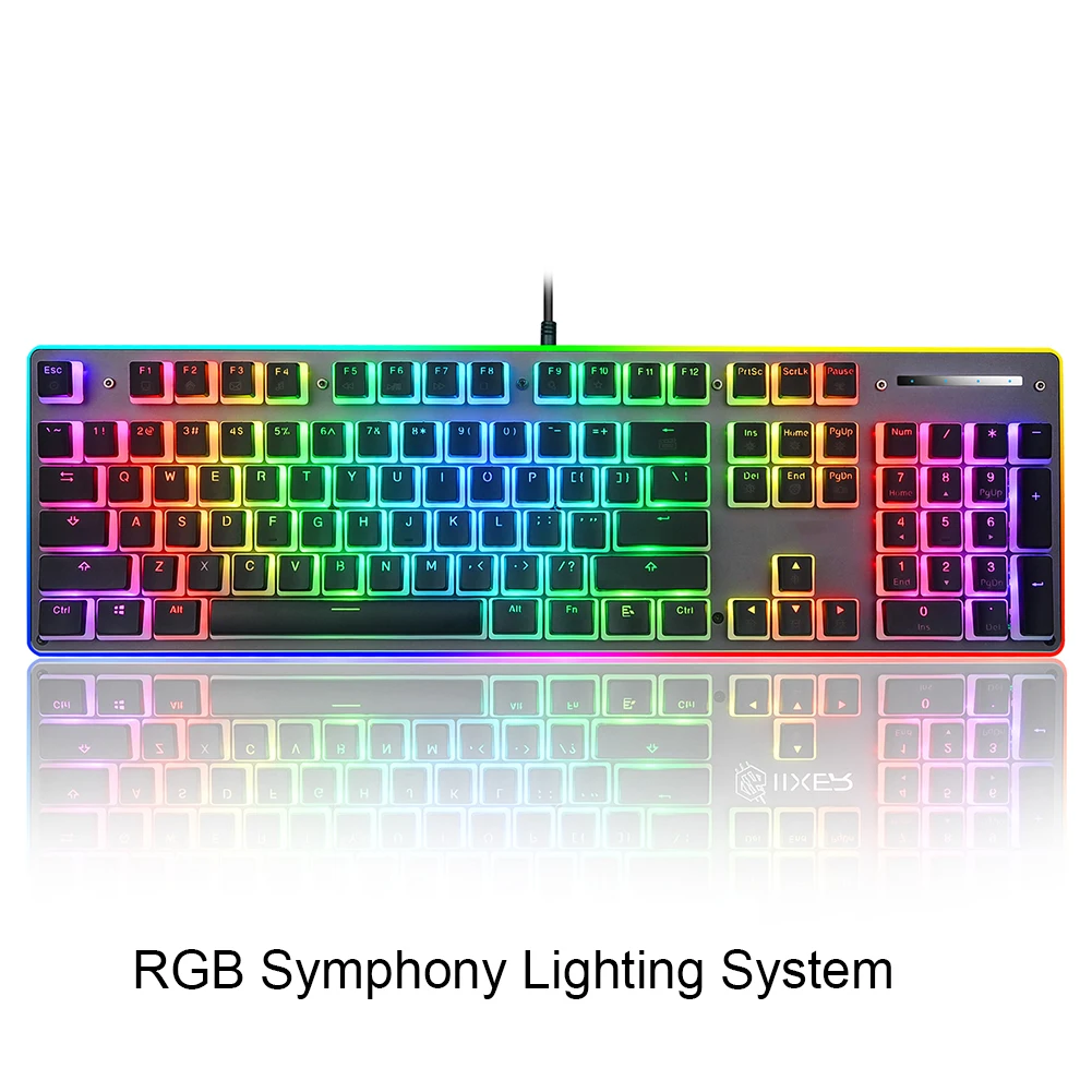 104 клавиши PBT/ABS двухцветная подсветка Keycap универсальная Колонка для Ikbc Cherry MX Annie